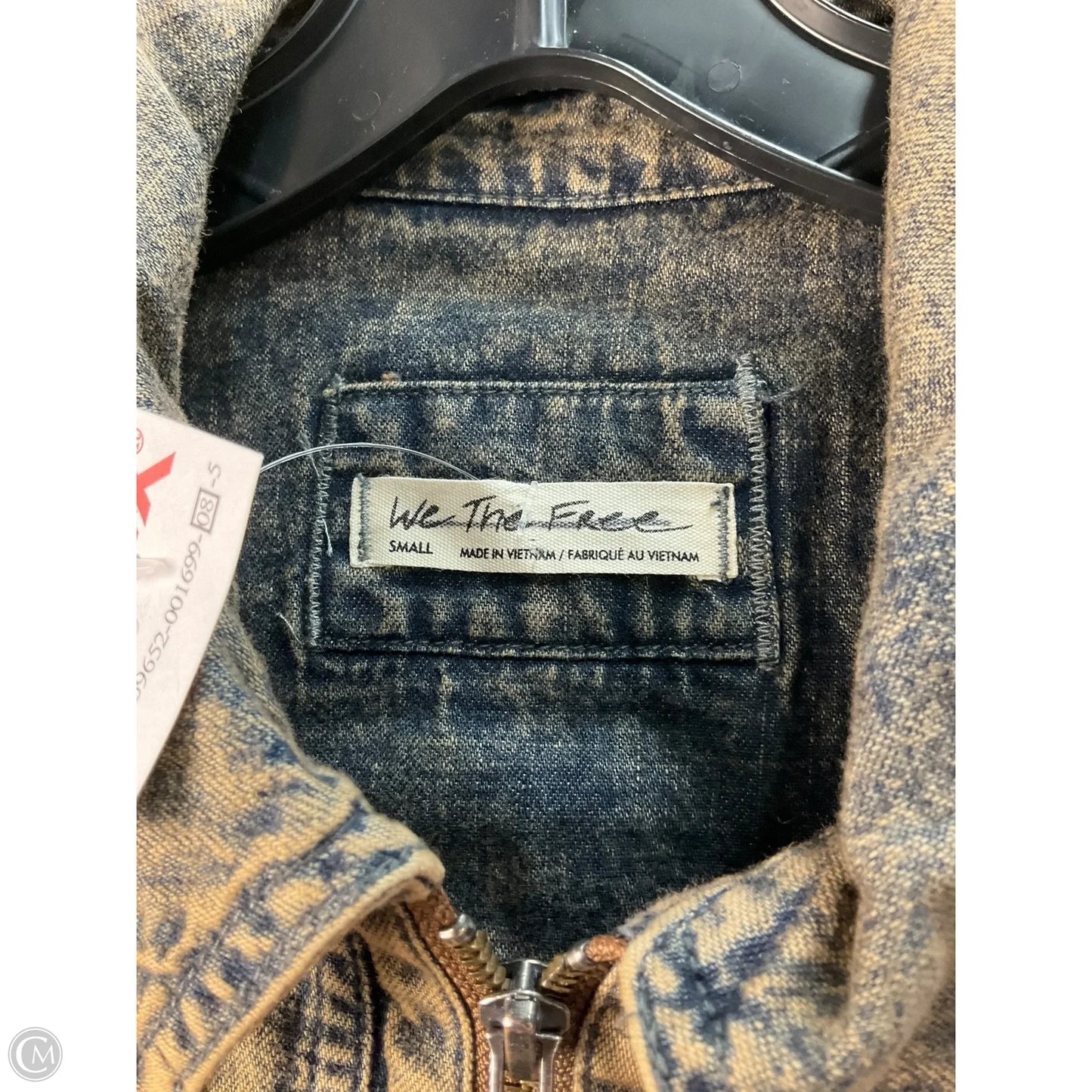 Jacket Denim By We The Free In Brown, Size: S