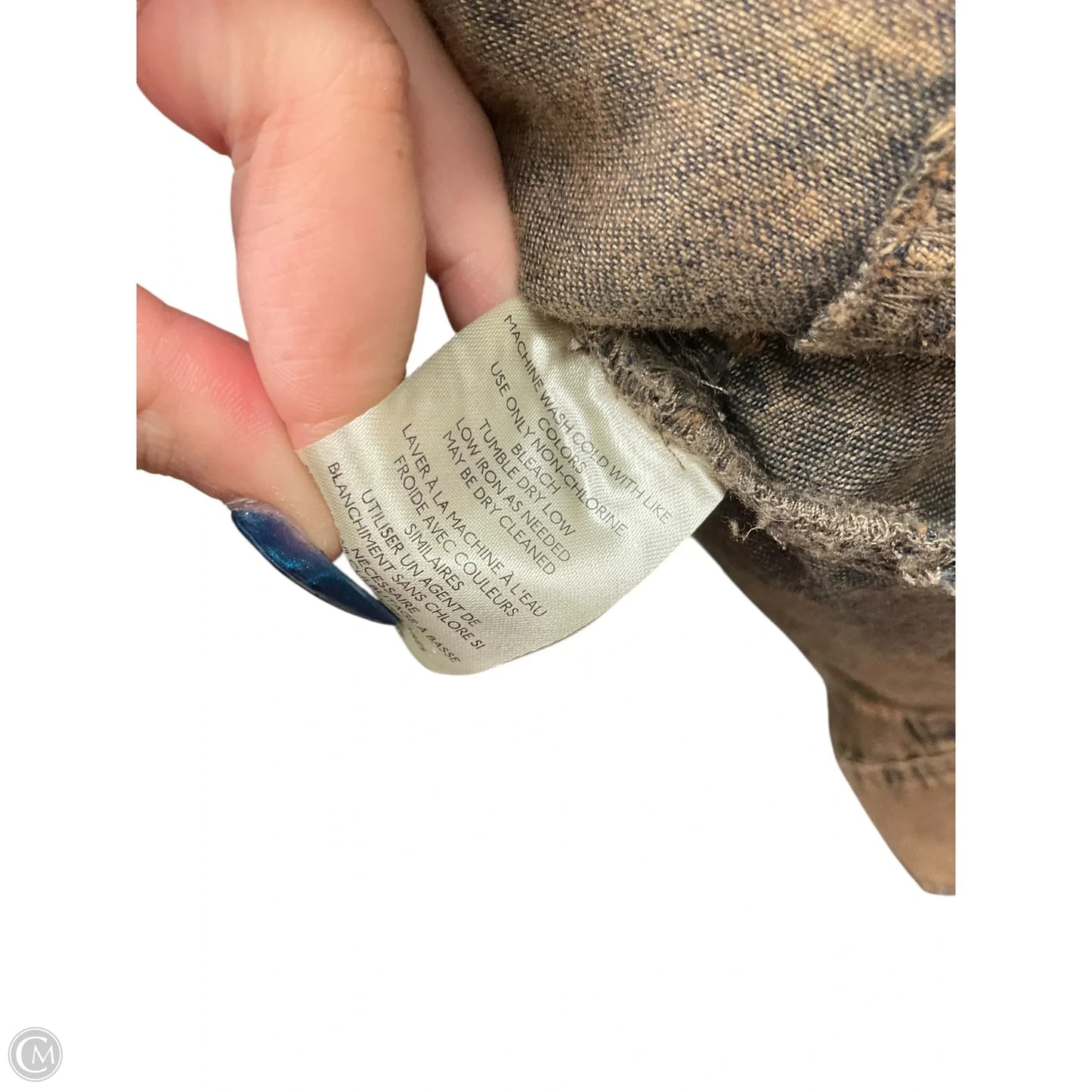 Jacket Denim By We The Free In Brown, Size: S