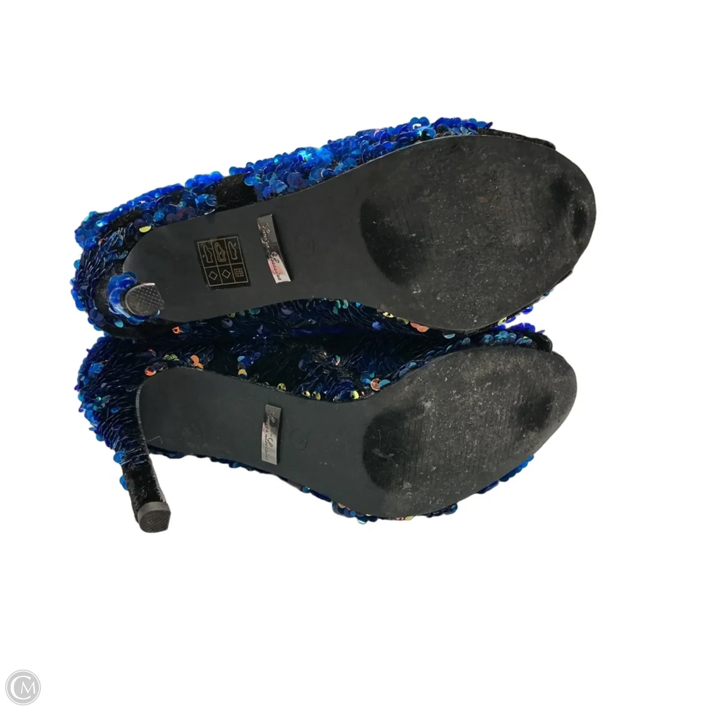 Boots Mid-calf Heels By Nordstrom In Blue, Size: 9