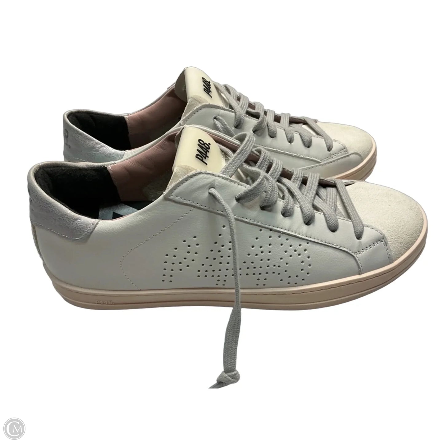 Shoes Sneakers By P448 In Cream, Size: 8.5