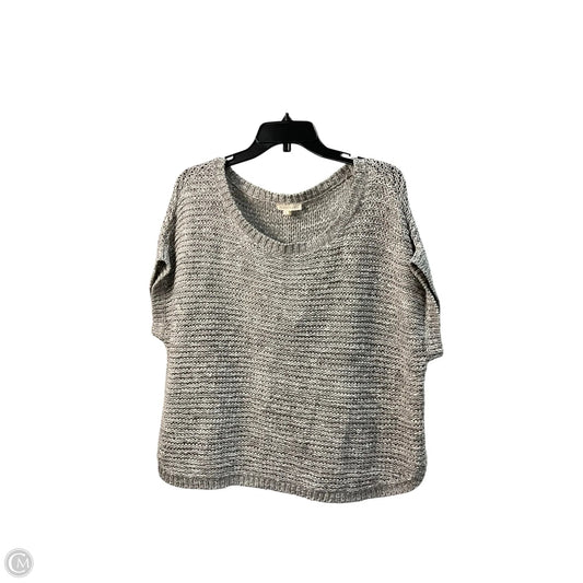 Sweater Short Sleeve By Eileen Fisher In Grey, Size: L