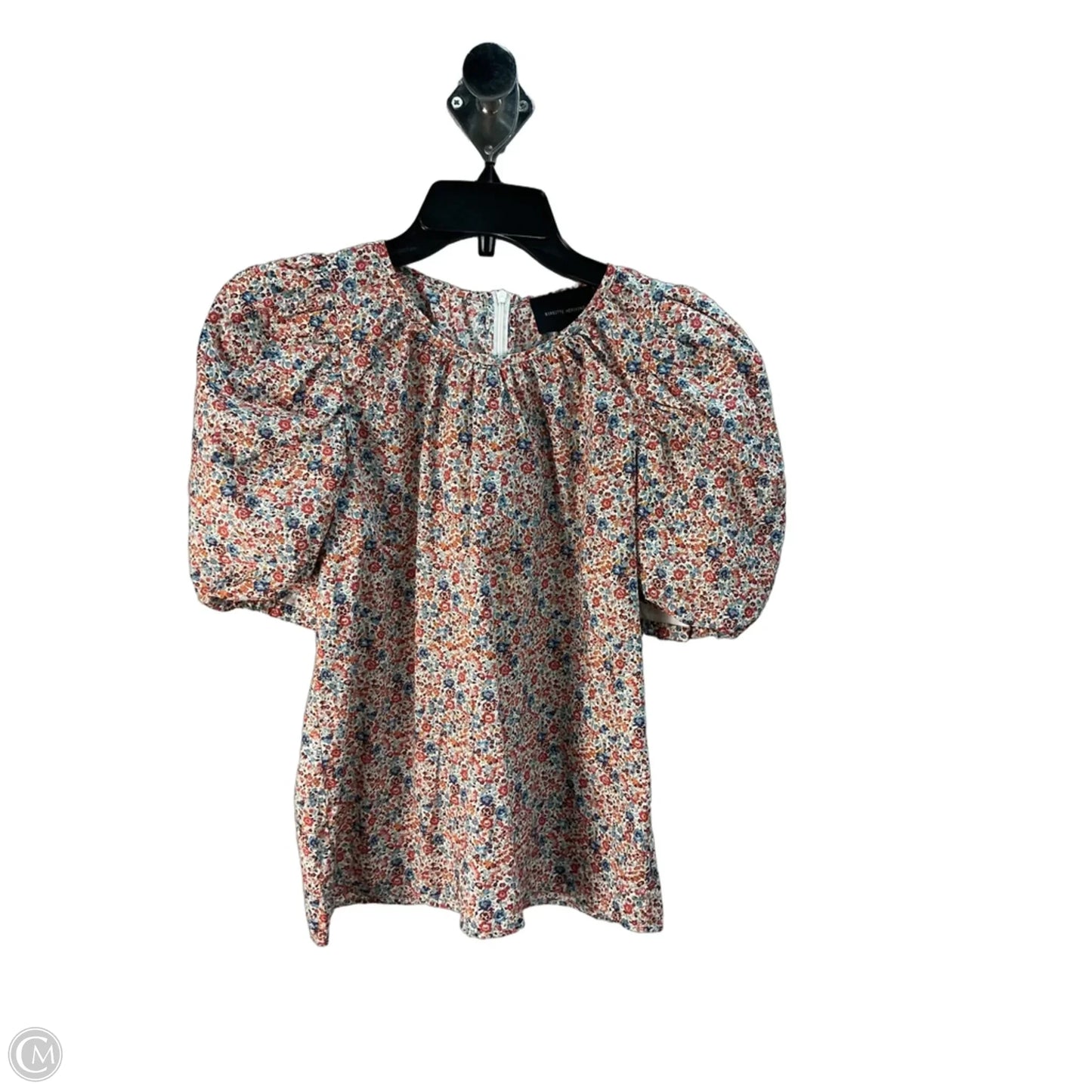 Top Short Sleeve By Nordstrom In Floral Print, Size: Xs