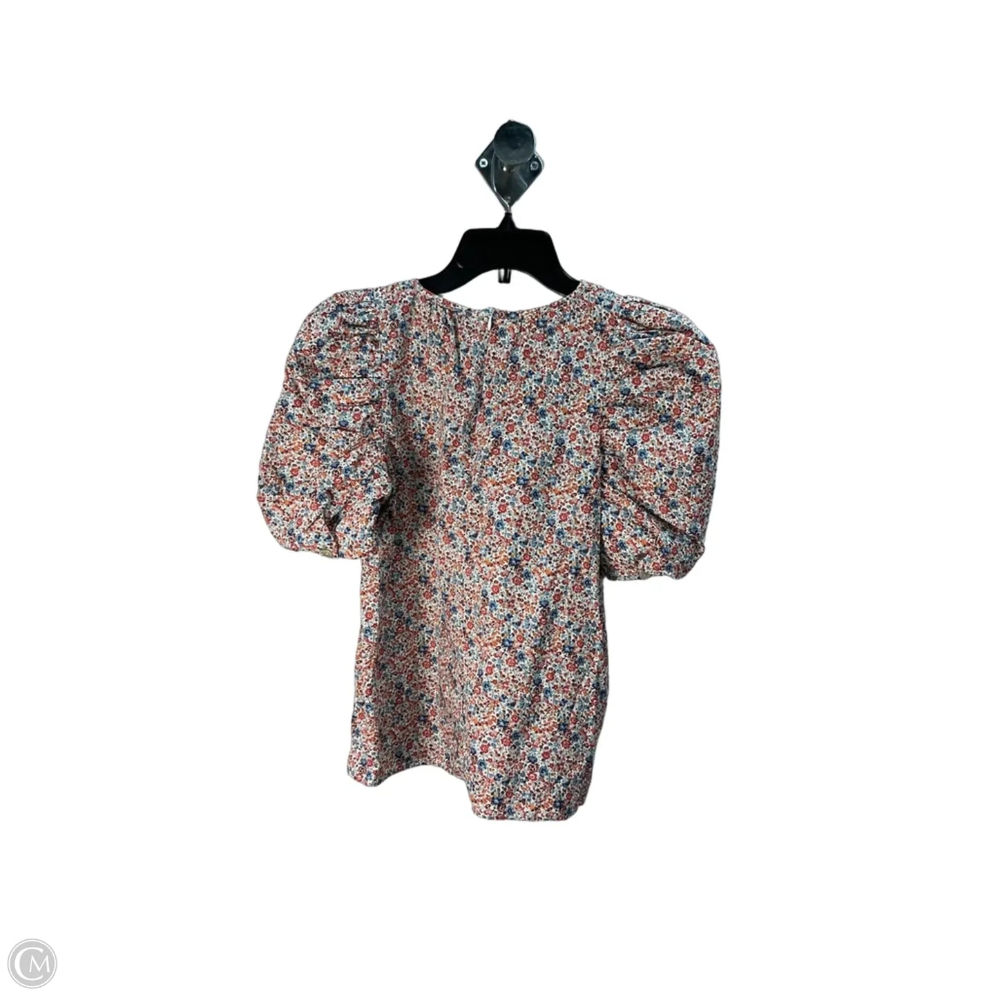 Top Short Sleeve By Nordstrom In Floral Print, Size: Xs