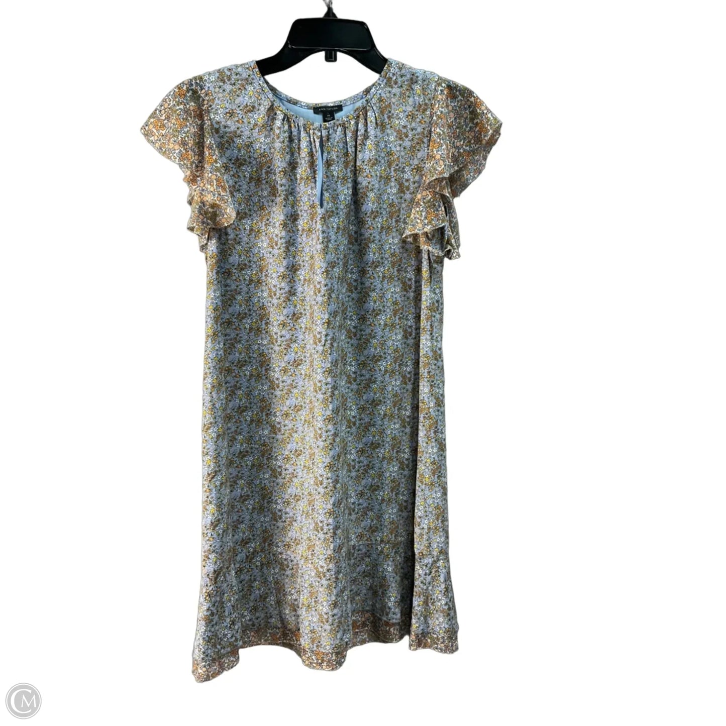 Dress Casual Short By Ann Taylor In Blue, Size: Xs