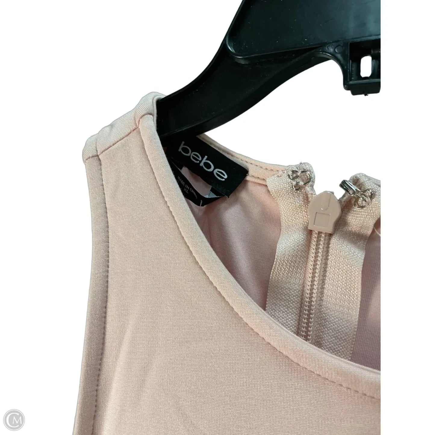 Dress Casual Midi By Bebe In Pink, Size: Xl