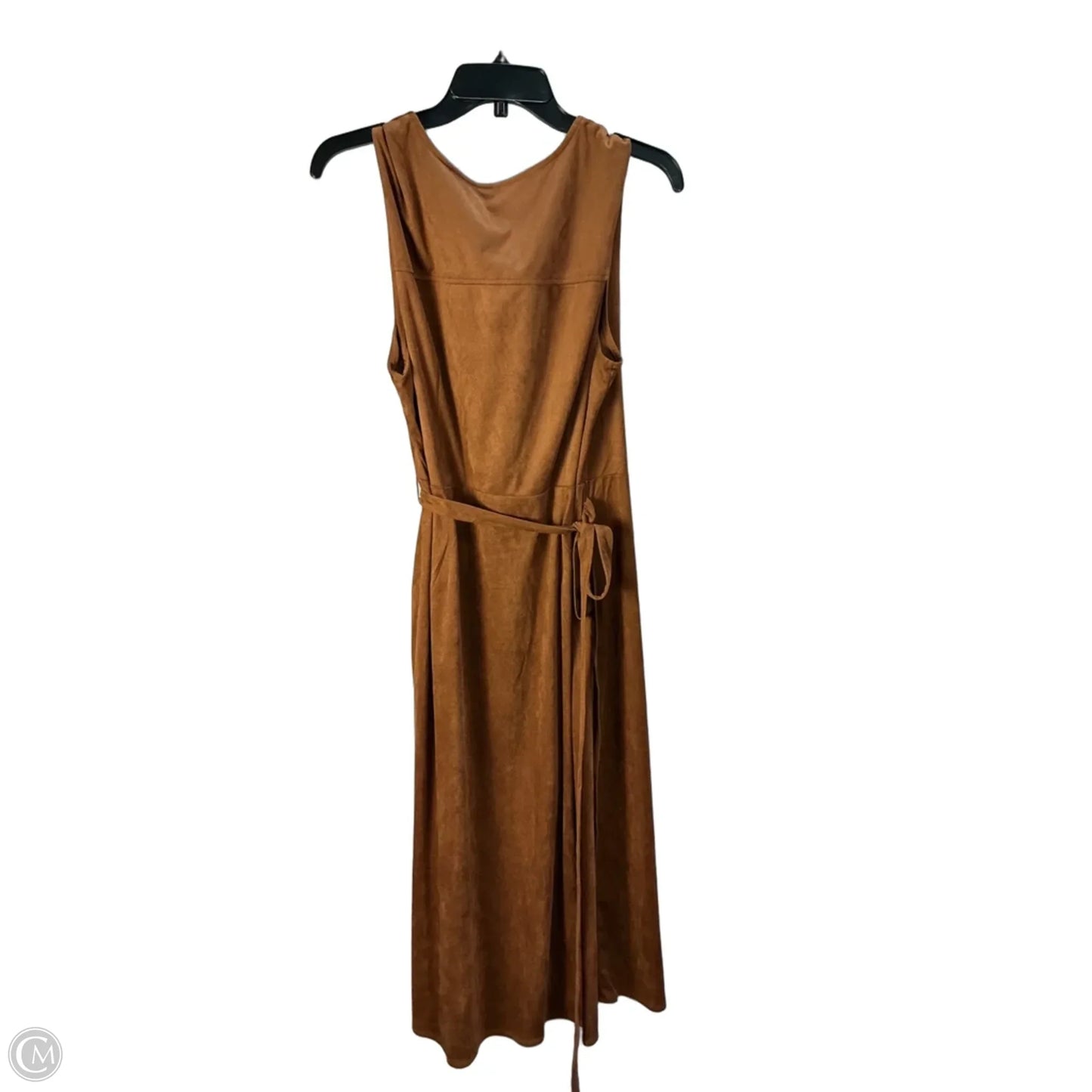 Dress Casual Maxi By Banana Republic In Brown, Size: L