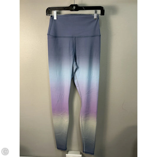 Athletic Leggings By Alo In Green & Purple, Size: S