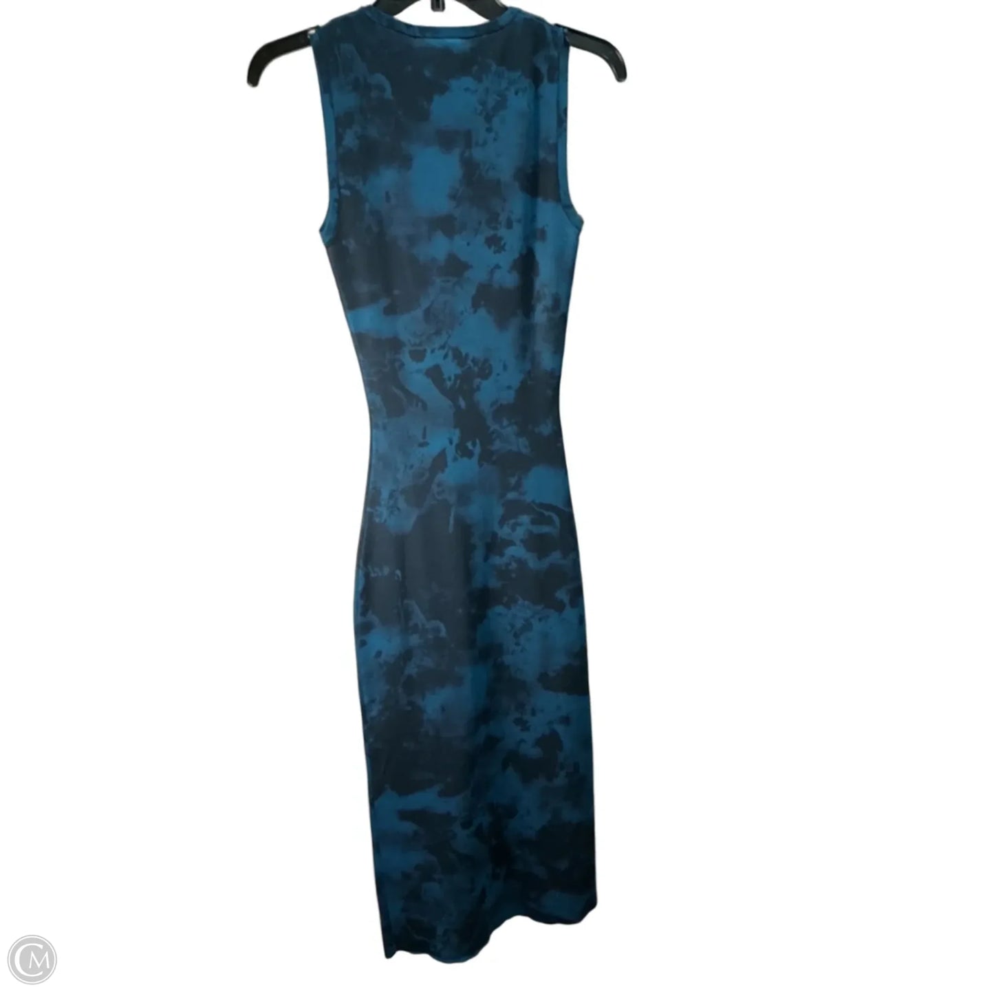 Dress Party Long By Zara In Black & Blue, Size: S