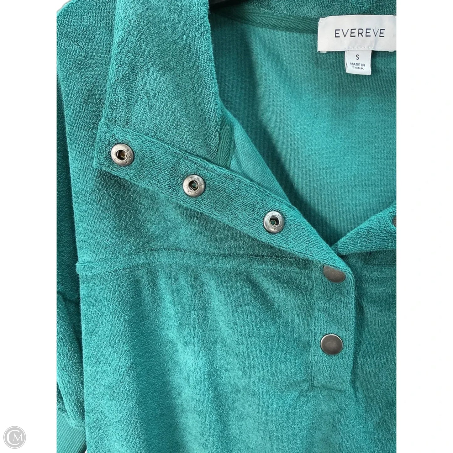 Top Short Sleeve By Evereve In Green, Size: S