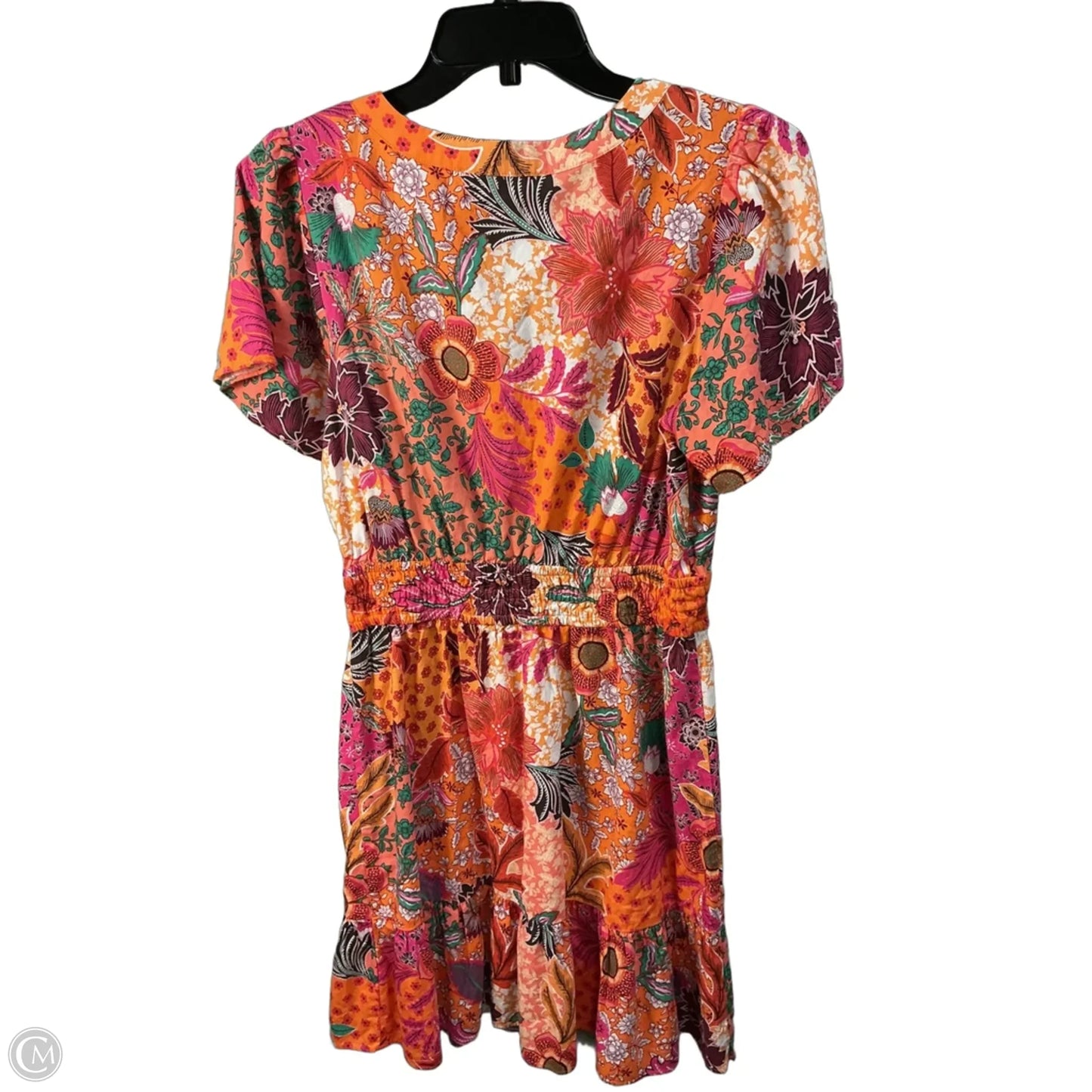 Dress Party Short By Loft In Orange & Pink, Size: M