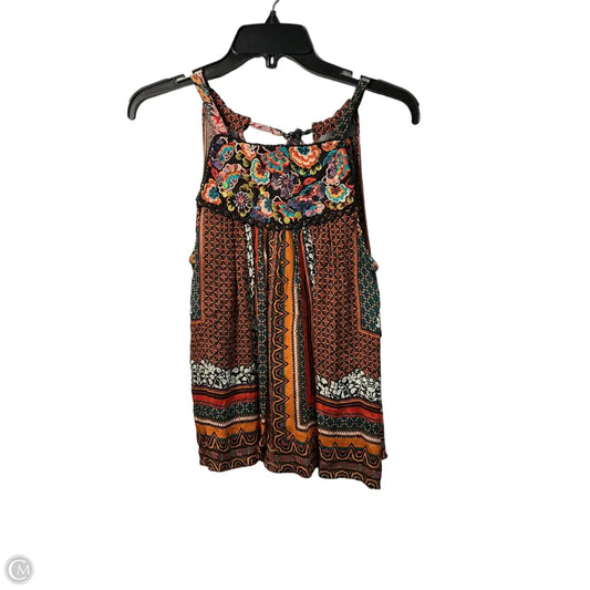 Top Sleeveless By Bhanuni By Jyoti In Multi-colored, Size: Xs