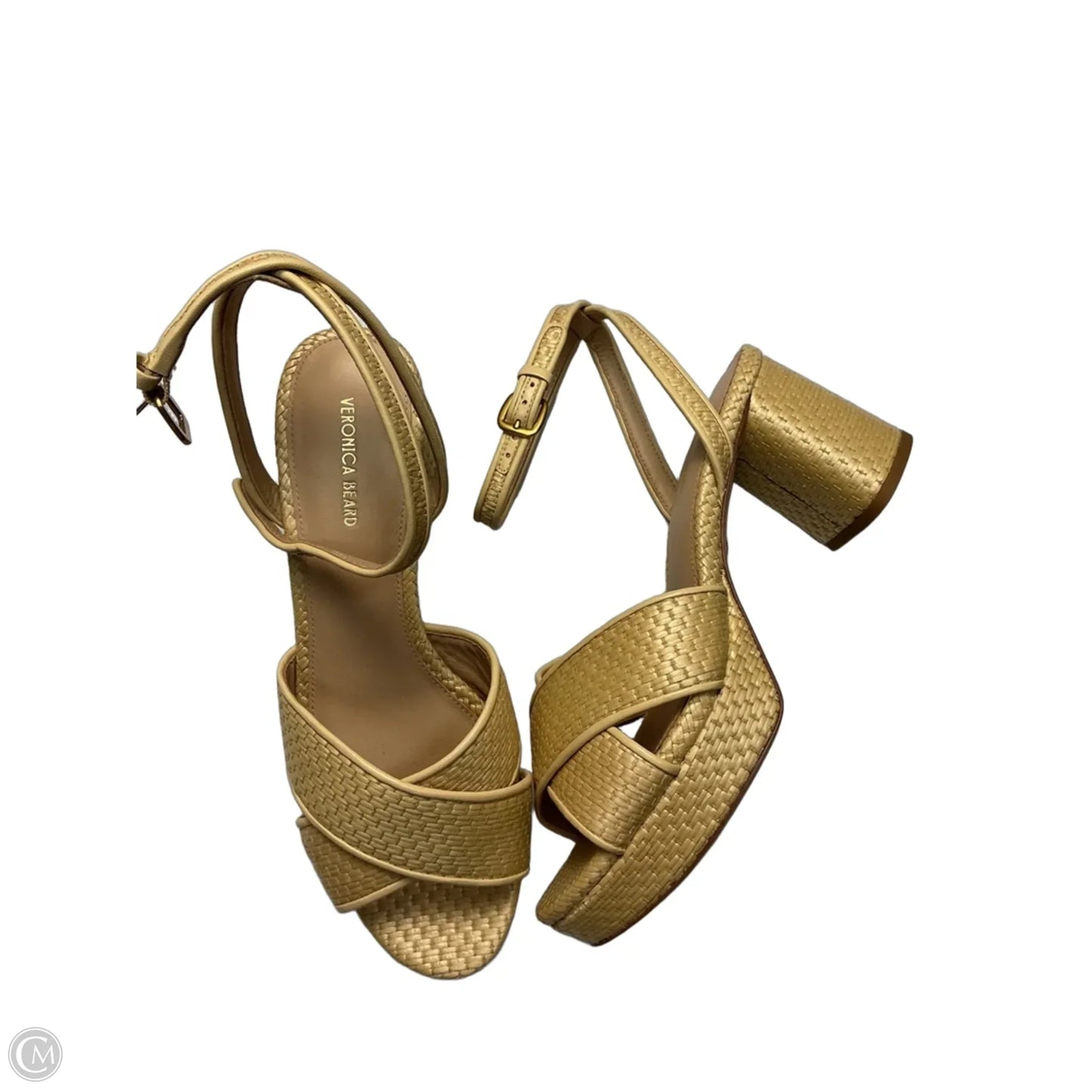Shoes Heels Block By Veronica Beard In Yellow, Size: 9