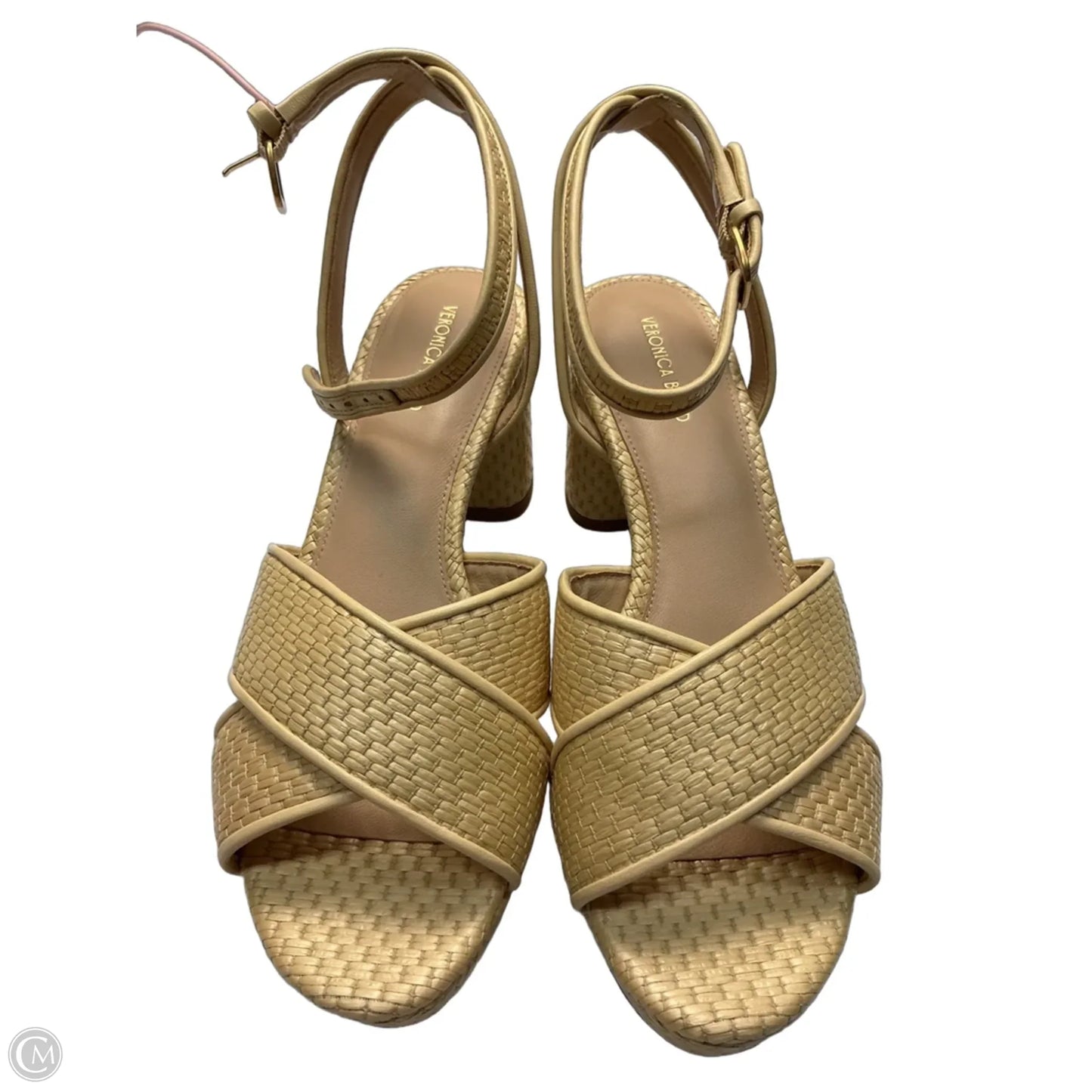 Shoes Heels Block By Veronica Beard In Yellow, Size: 9