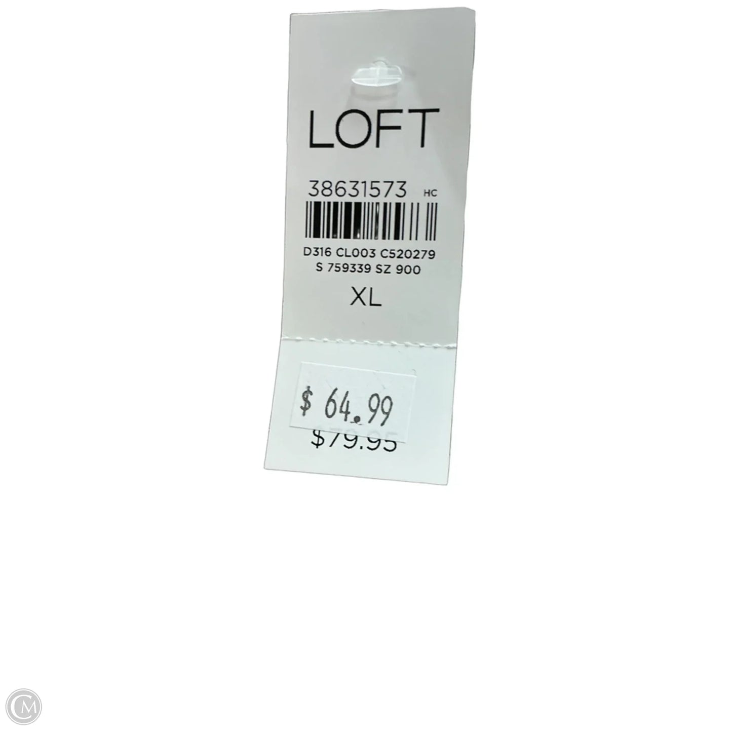 Dress Casual Maxi By Loft In Striped Pattern, Size: Xl