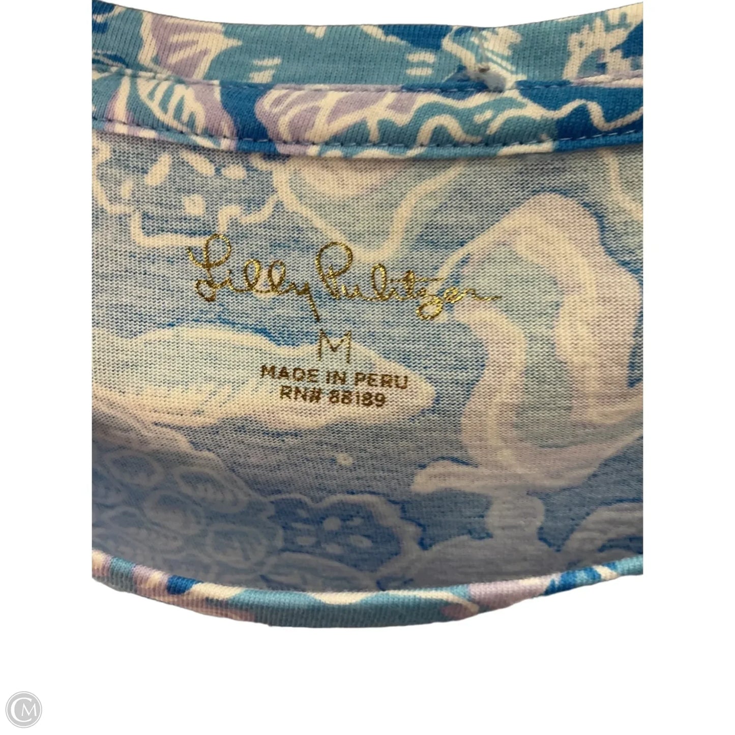 Dress Designer By Lilly Pulitzer In Blue & Purple, Size: M
