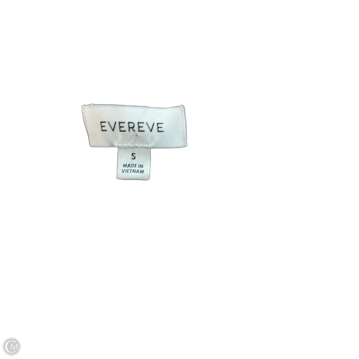 Top Short Sleeve By Evereve In Grey & White, Size: S