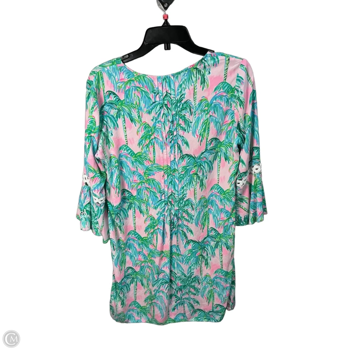 Dress Designer By Lilly Pulitzer In Green & Pink, Size: M