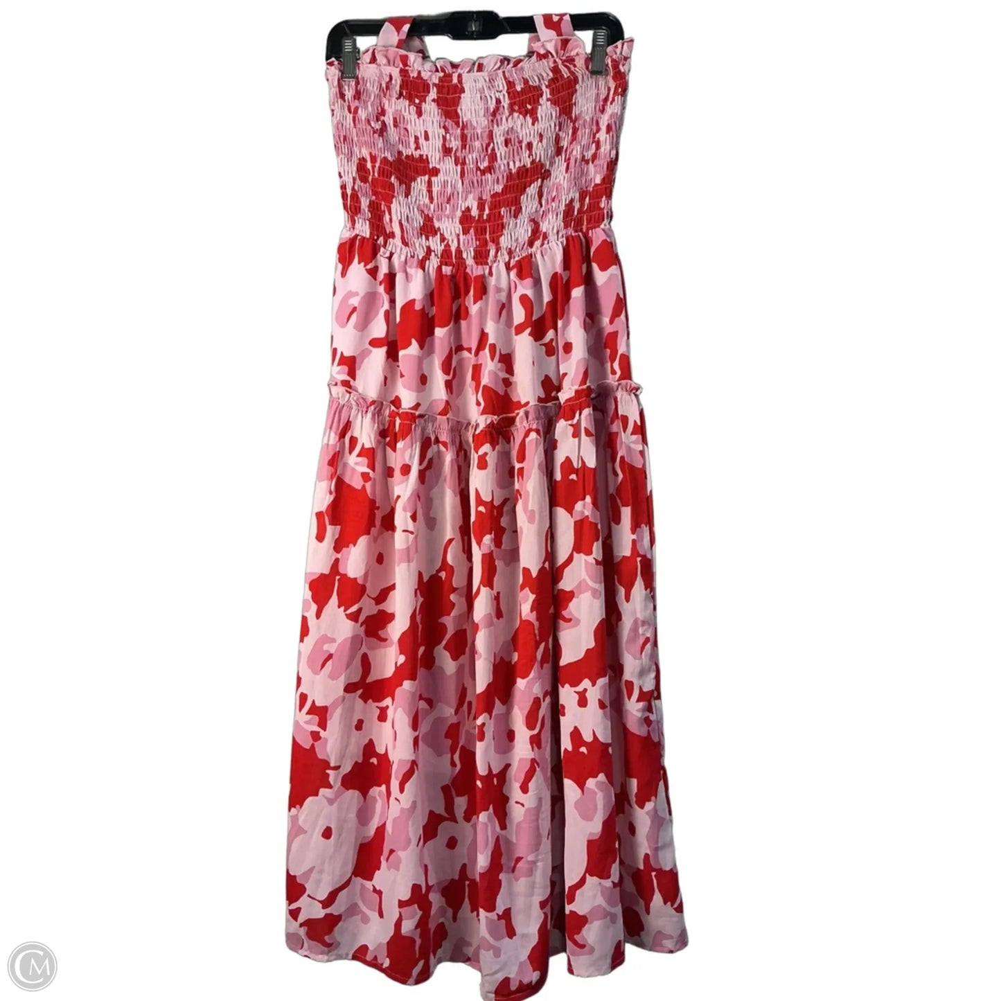 Dress Party Midi By Prettygarden In Pink & Red, Size: M
