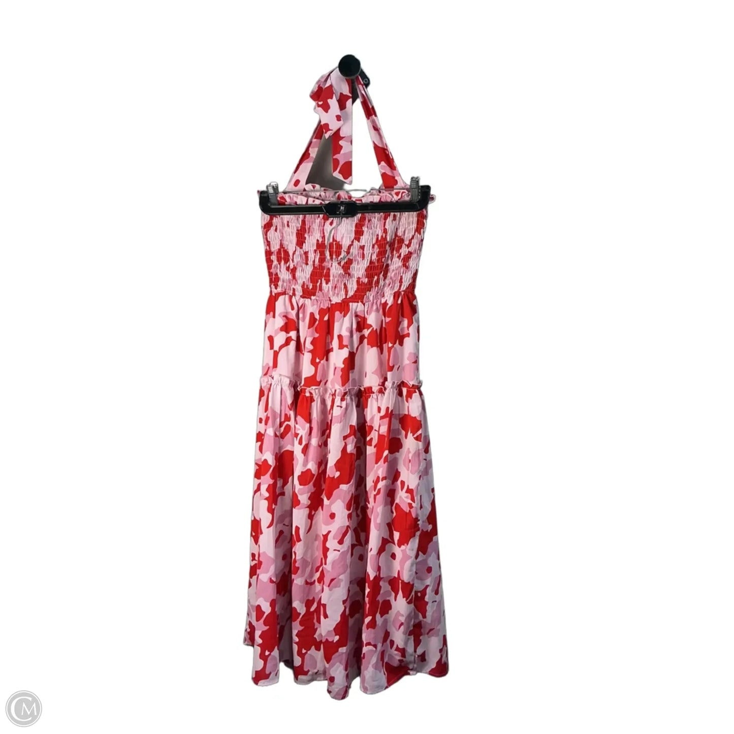 Dress Party Midi By Prettygarden In Pink & Red, Size: M