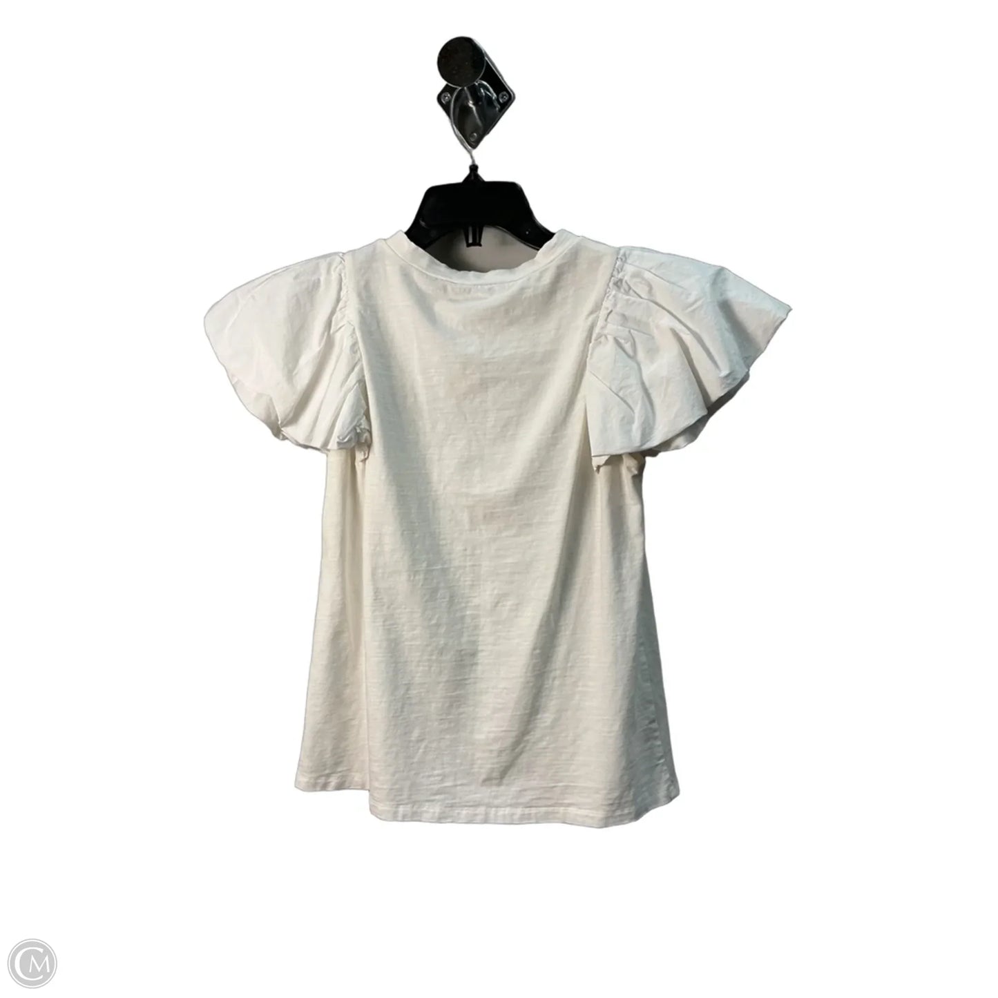 Top Short Sleeve By Thml In White, Size: Xs