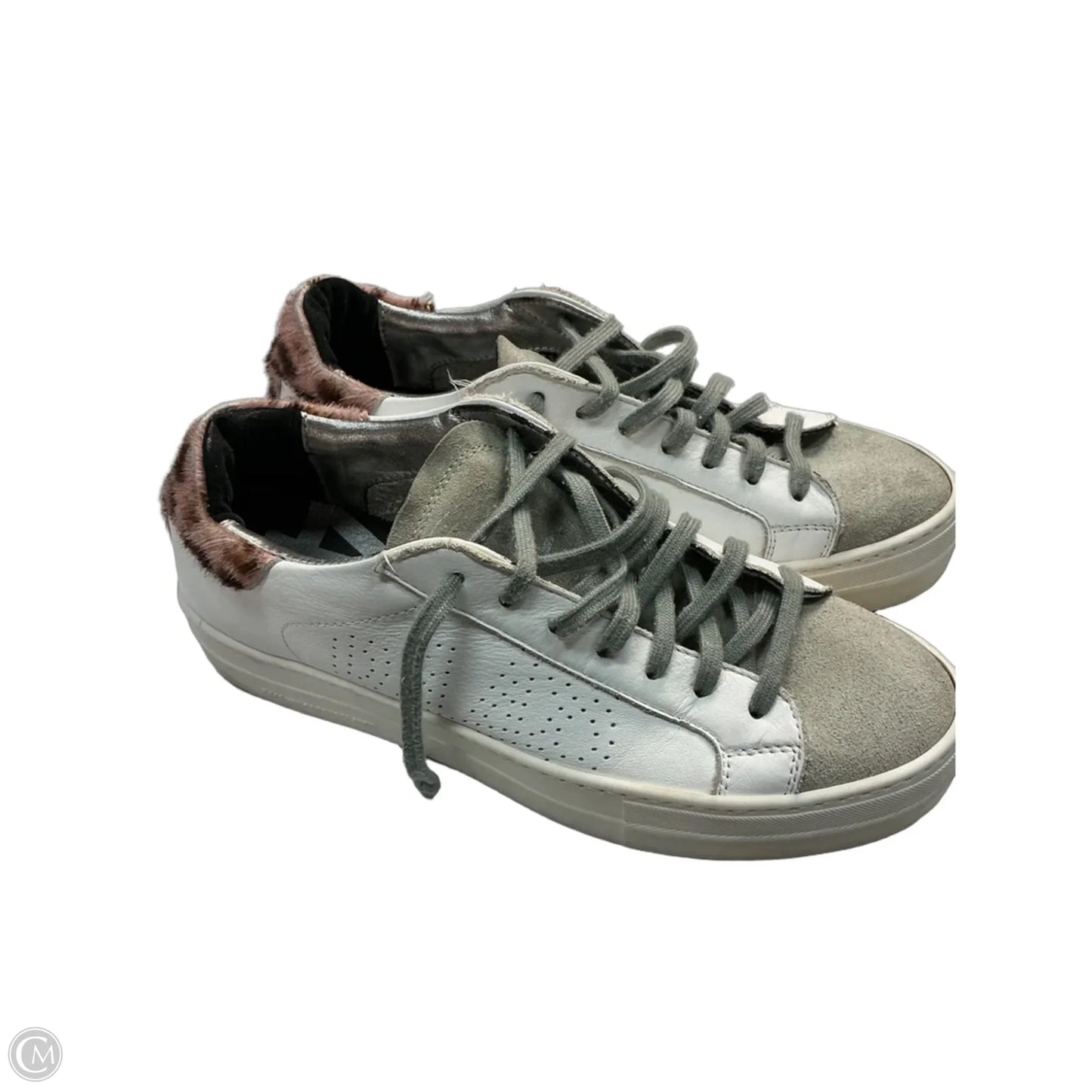 Shoes Sneakers By P448 In Grey & White, Size: 10