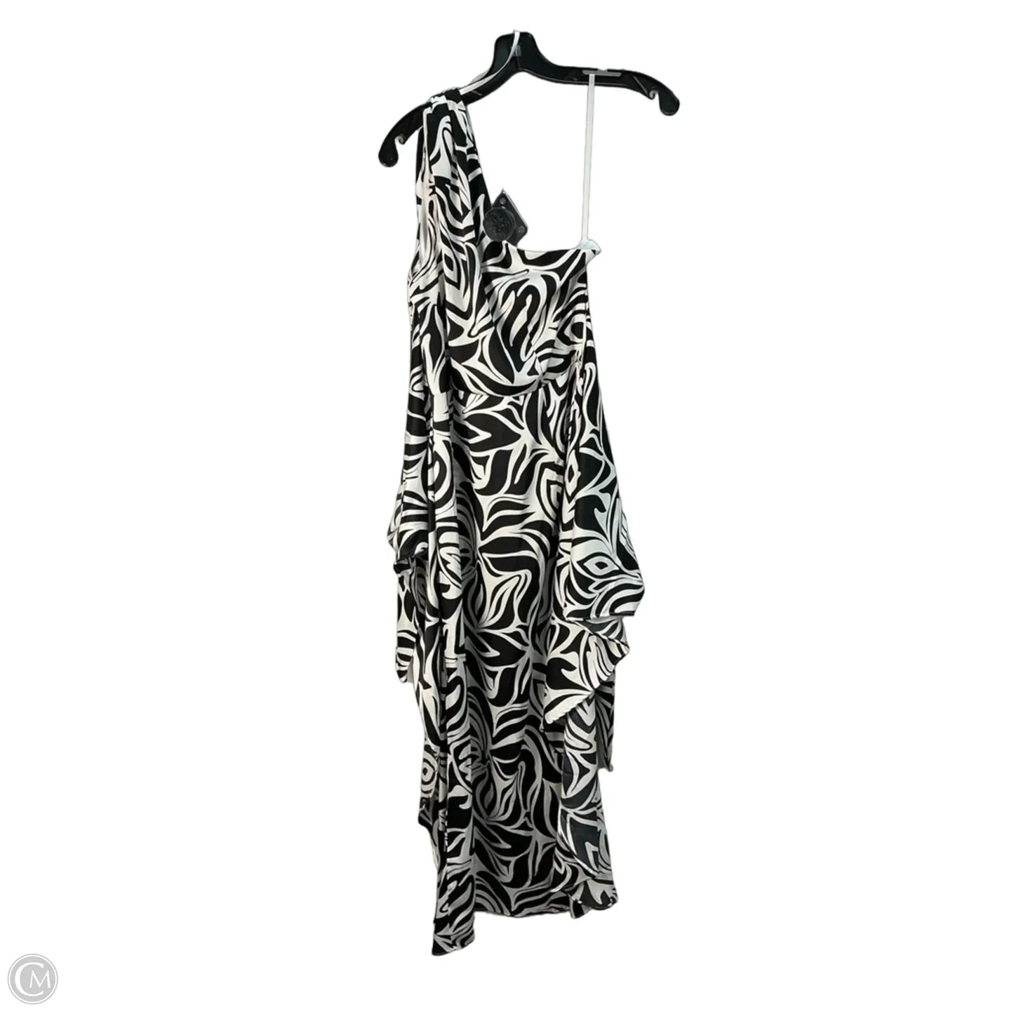 Dress Party Midi By Donna Morgan In Black & White, Size: 4