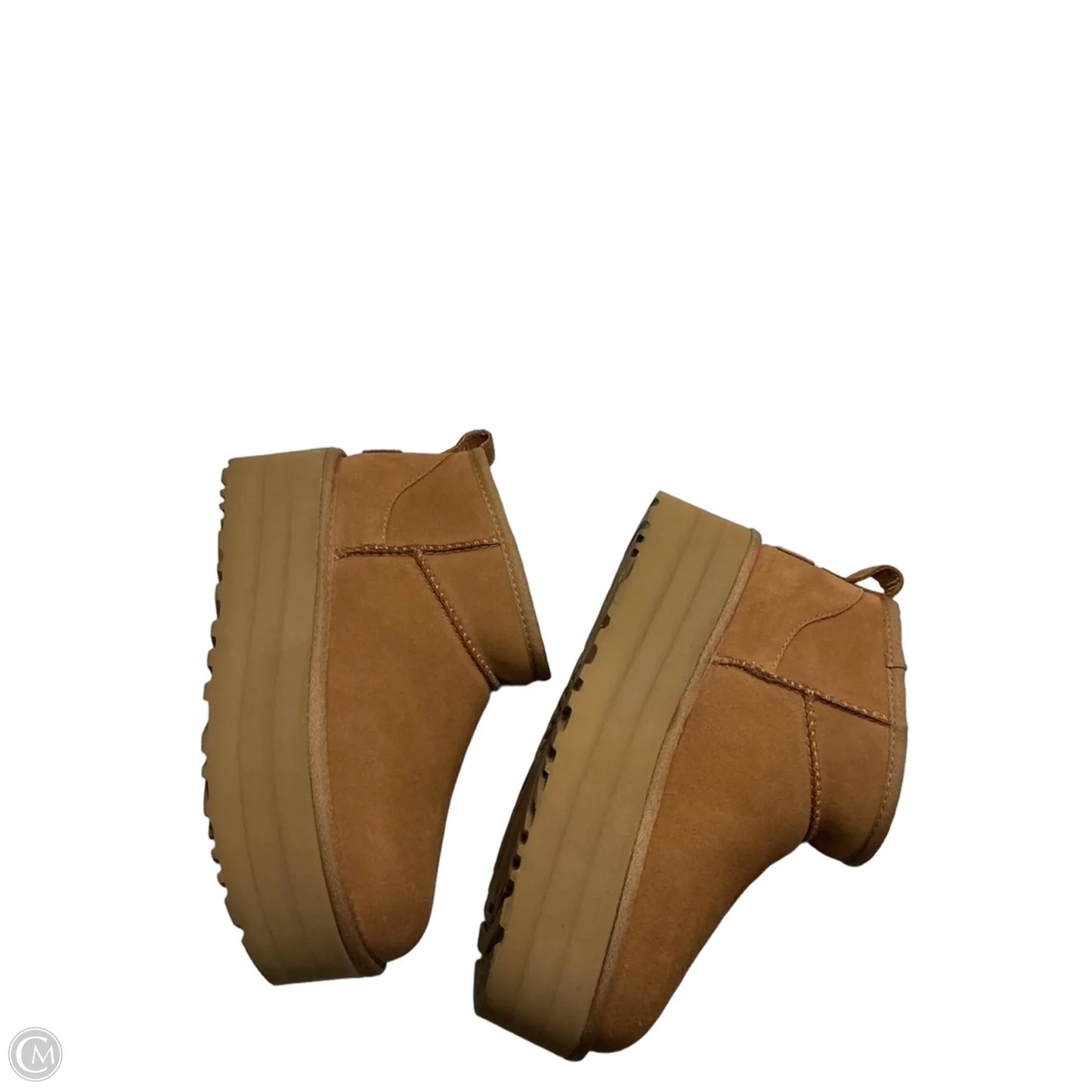 Boots Designer By Ugg In Tan, Size: 6