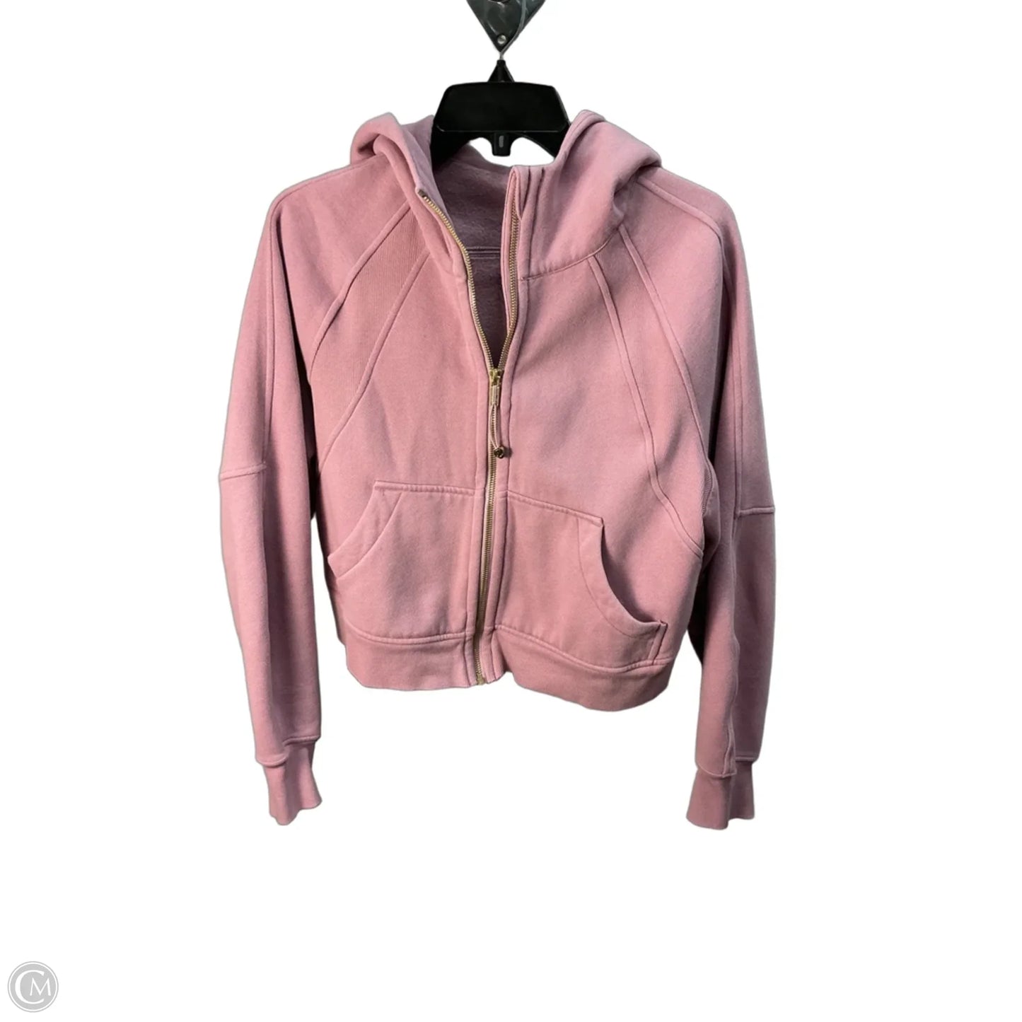 Sweatshirt Hoodie By Lululemon In Pink, Size: S