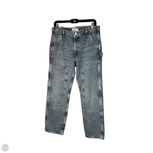 Jeans Wide Leg By Agolde In Blue, Size: 4