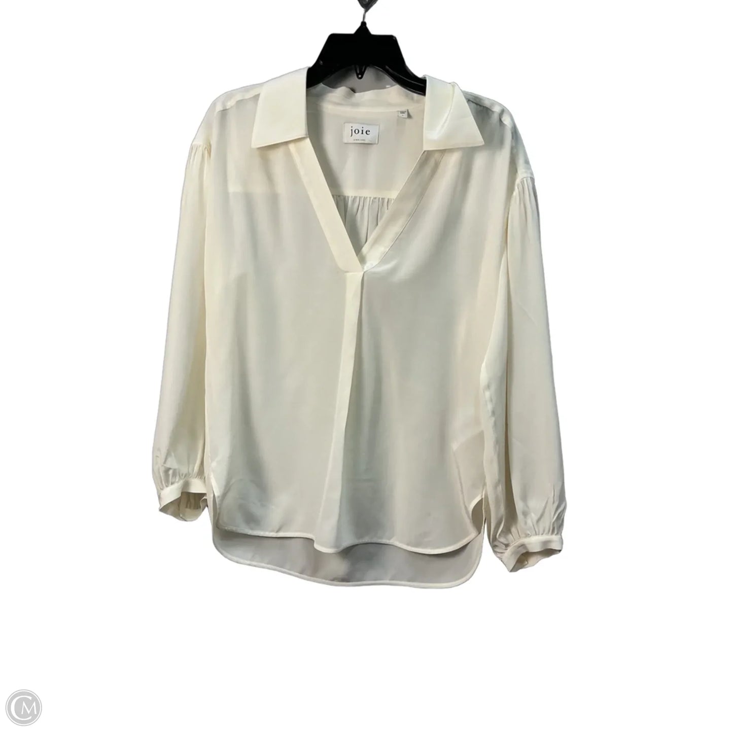 Top Long Sleeve By Joie In Cream, Size: S