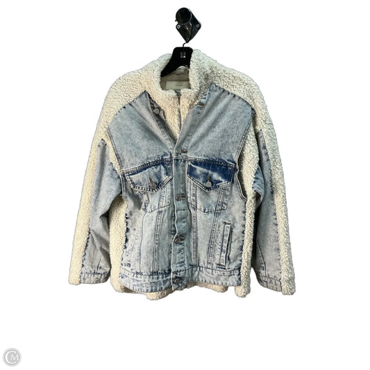 Jacket Denim By Blanknyc In Blue & Cream, Size: Xs