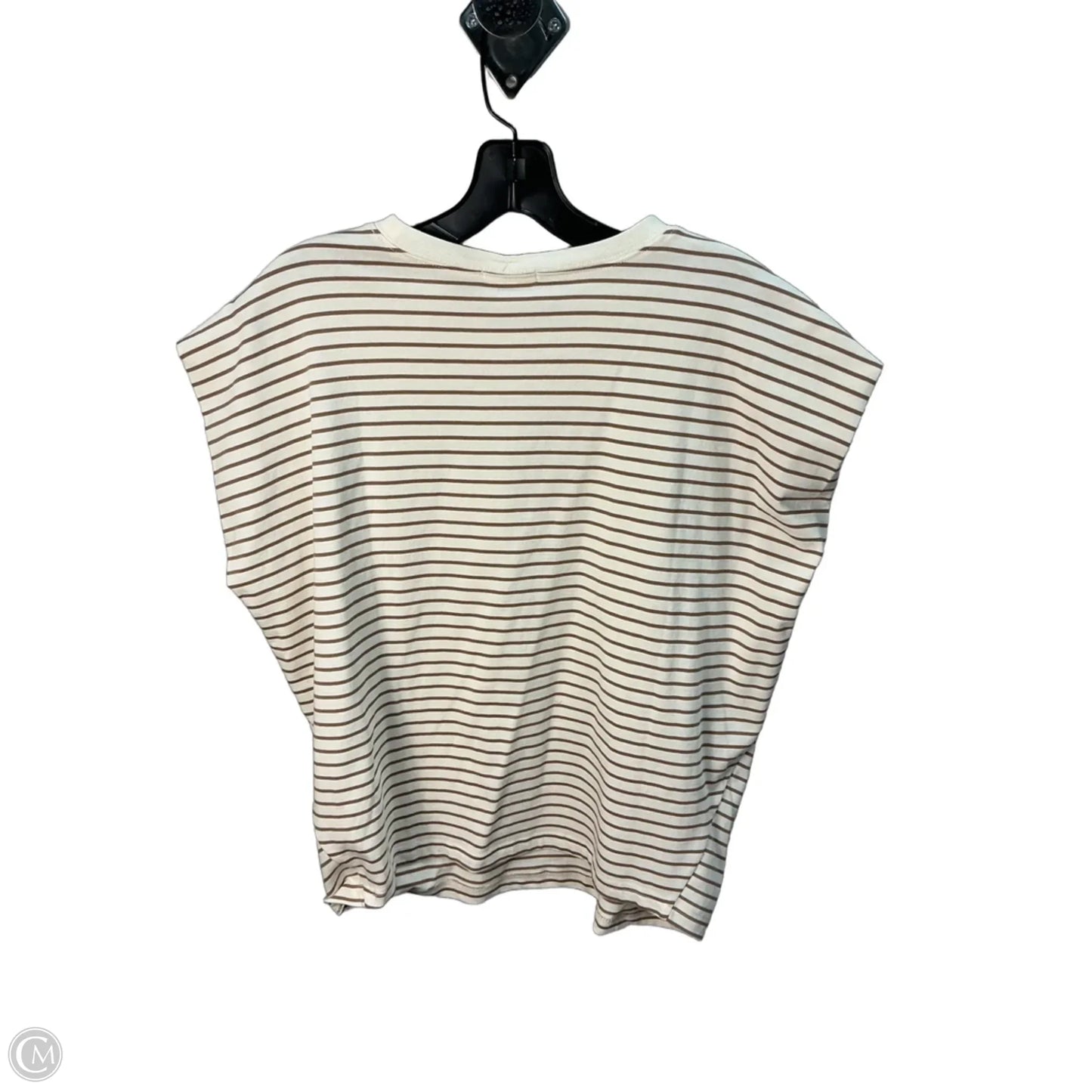 Top Sleeveless Basic By Pistola In Cream & Tan, Size: Xs