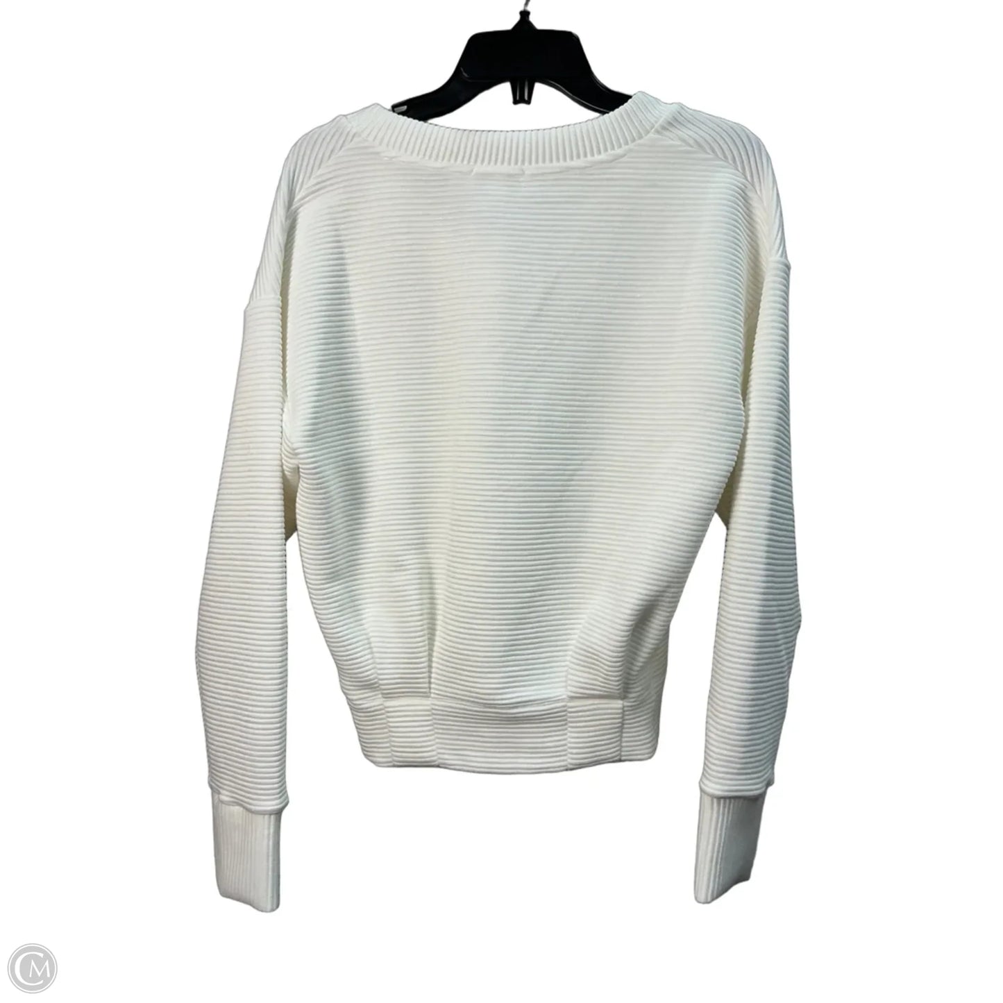 Top Long Sleeve By Evereve In Cream, Size: S