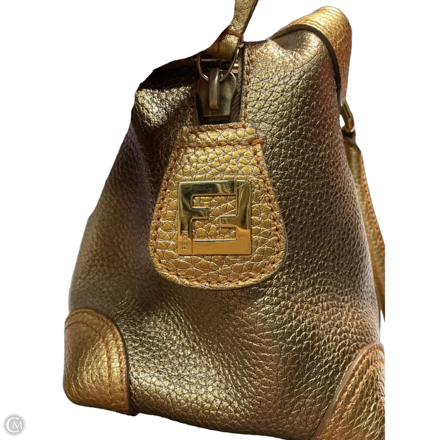 Tote Luxury Designer By Fendi, Size: Medium