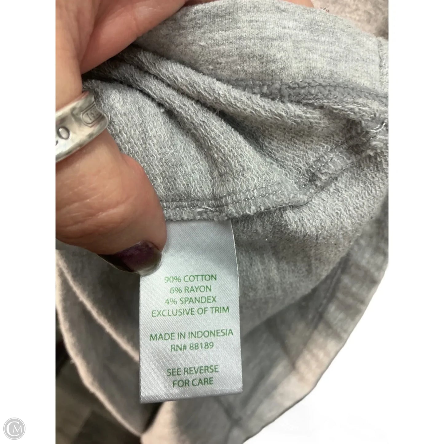 Top Long Sleeve Designer By Lilly Pulitzer In Grey, Size: L