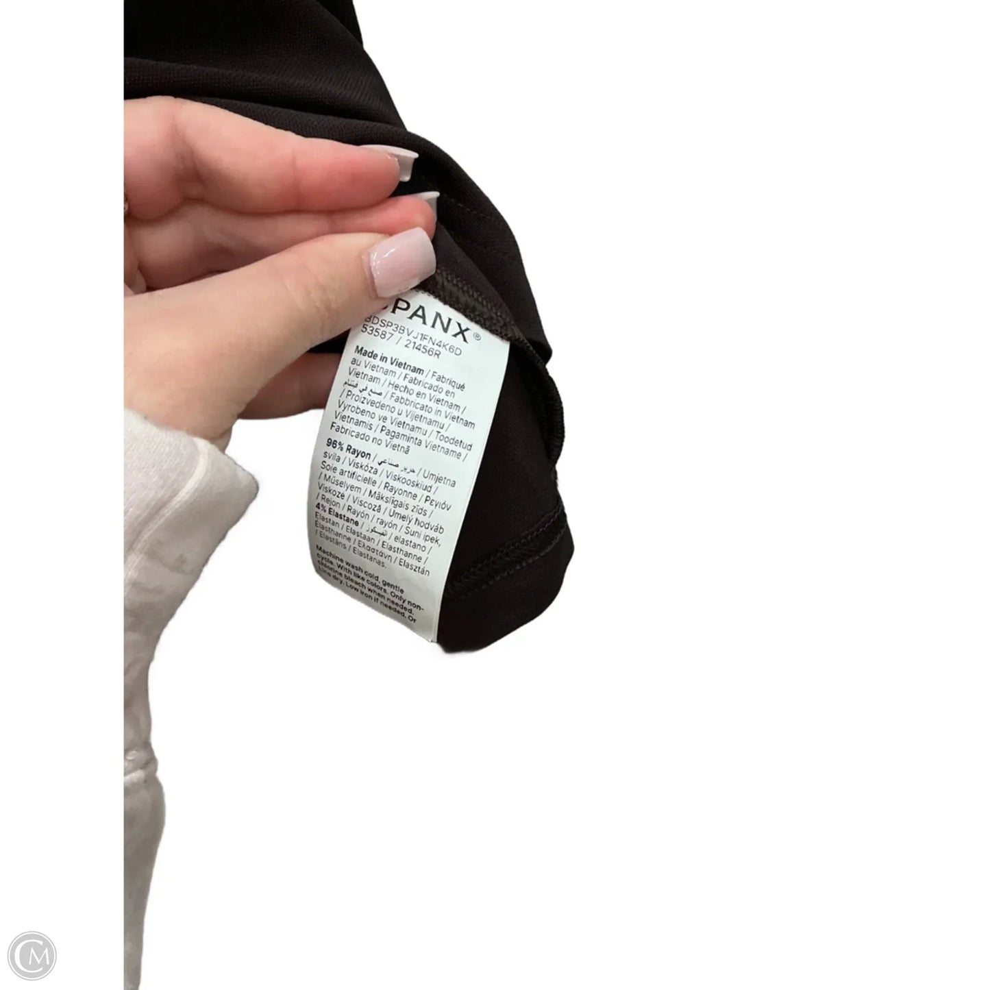 Top Short Sleeve By Spanx In Brown, Size: 20