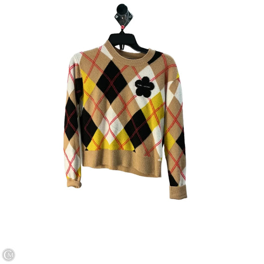 Sweater Luxury Designer By Marc Jacobs In Plaid Pattern, Size: M