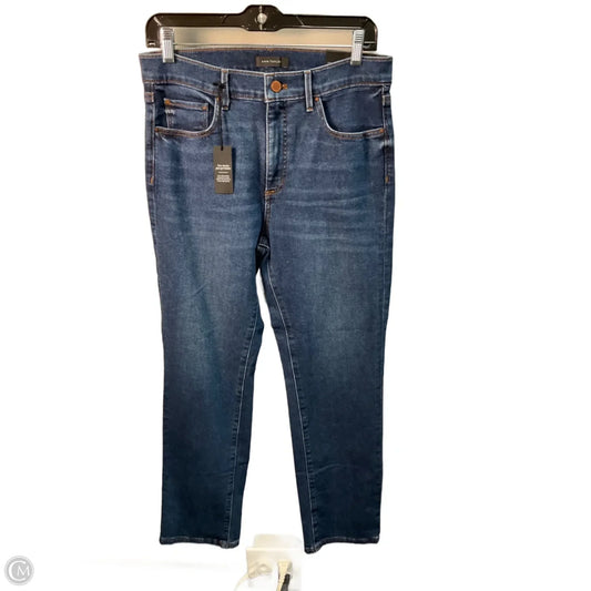 Jeans Straight By Ann Taylor In Blue Denim, Size: 6
