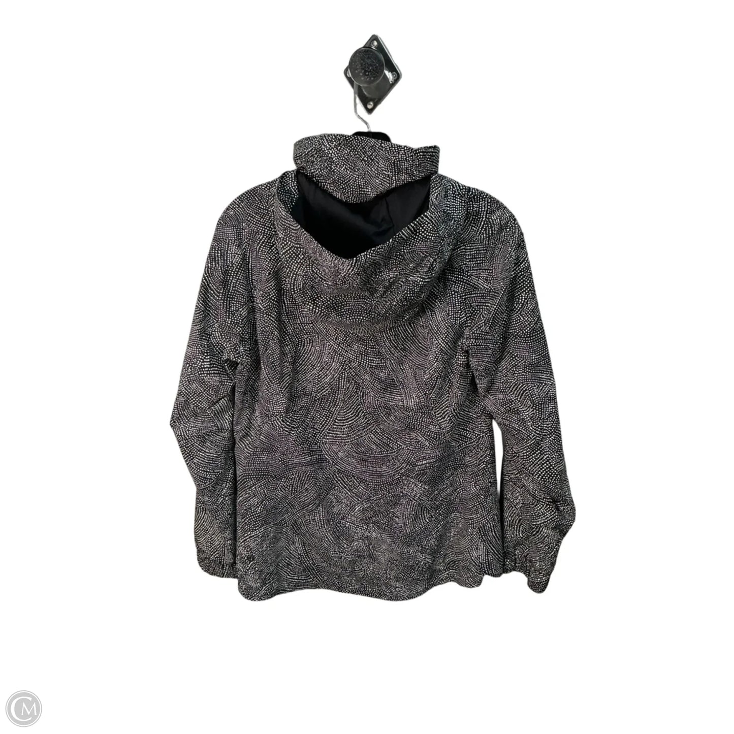 Jacket Windbreaker By Lululemon In Black & White, Size: 6