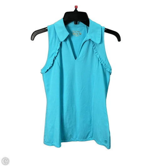 Top Sleeveless Designer By Lilly Pulitzer In Blue, Size: Xs
