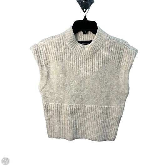 Vest Sweater By White House Black Market In Cream, Size: S