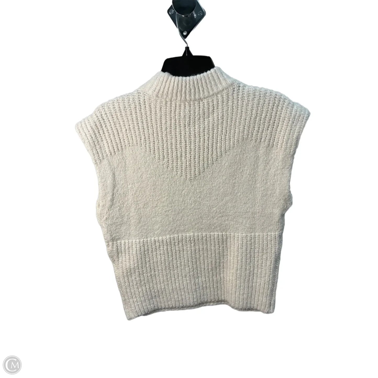 Vest Sweater By White House Black Market In Cream, Size: S