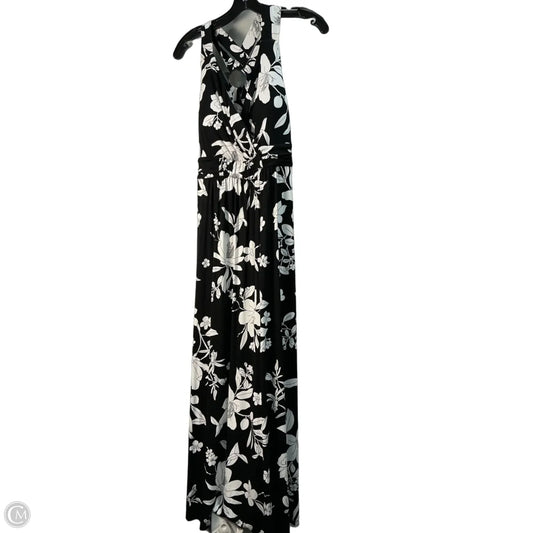 Dress Casual Maxi By Soma In Black & White, Size: M