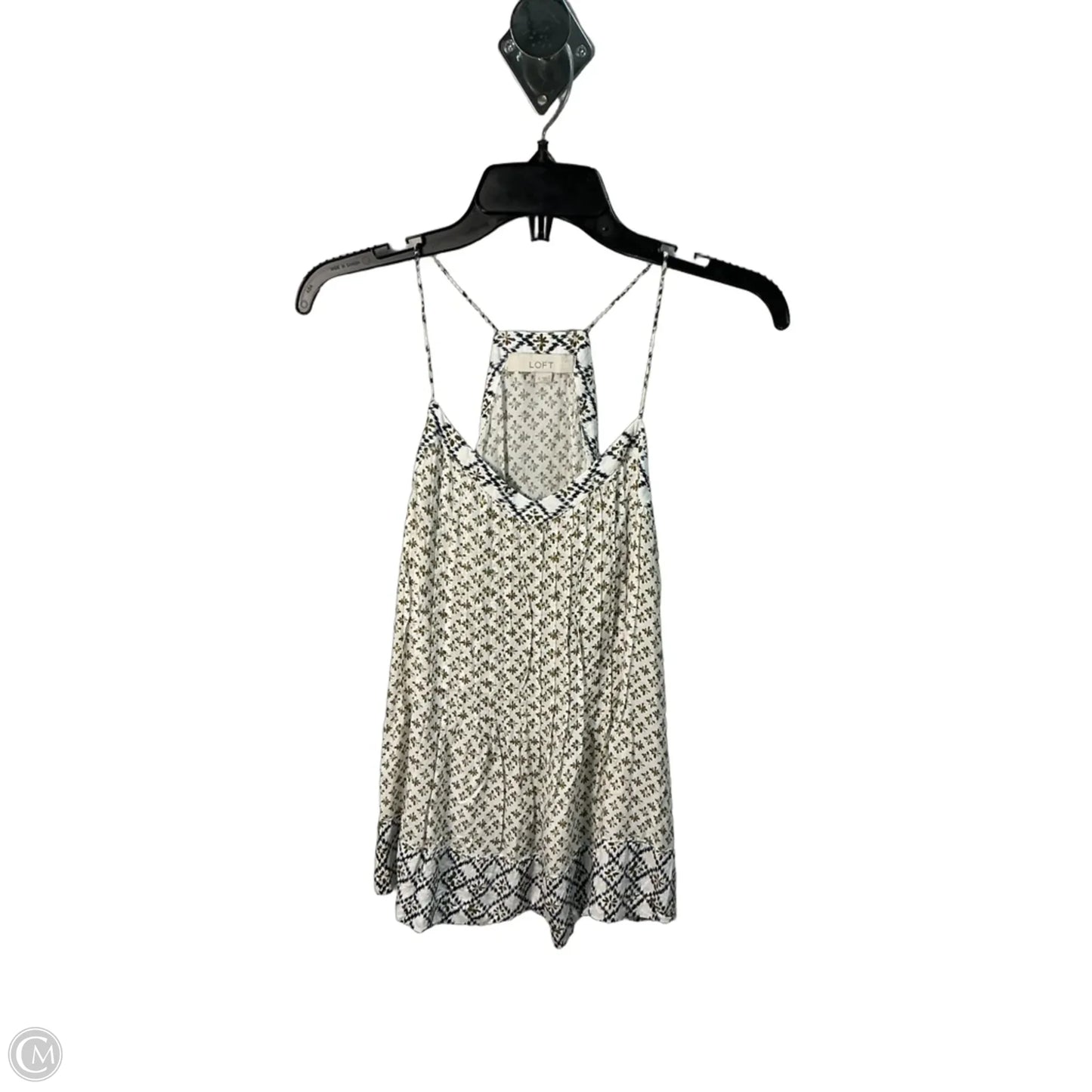 Top Sleeveless By Loft In Floral Print, Size: S