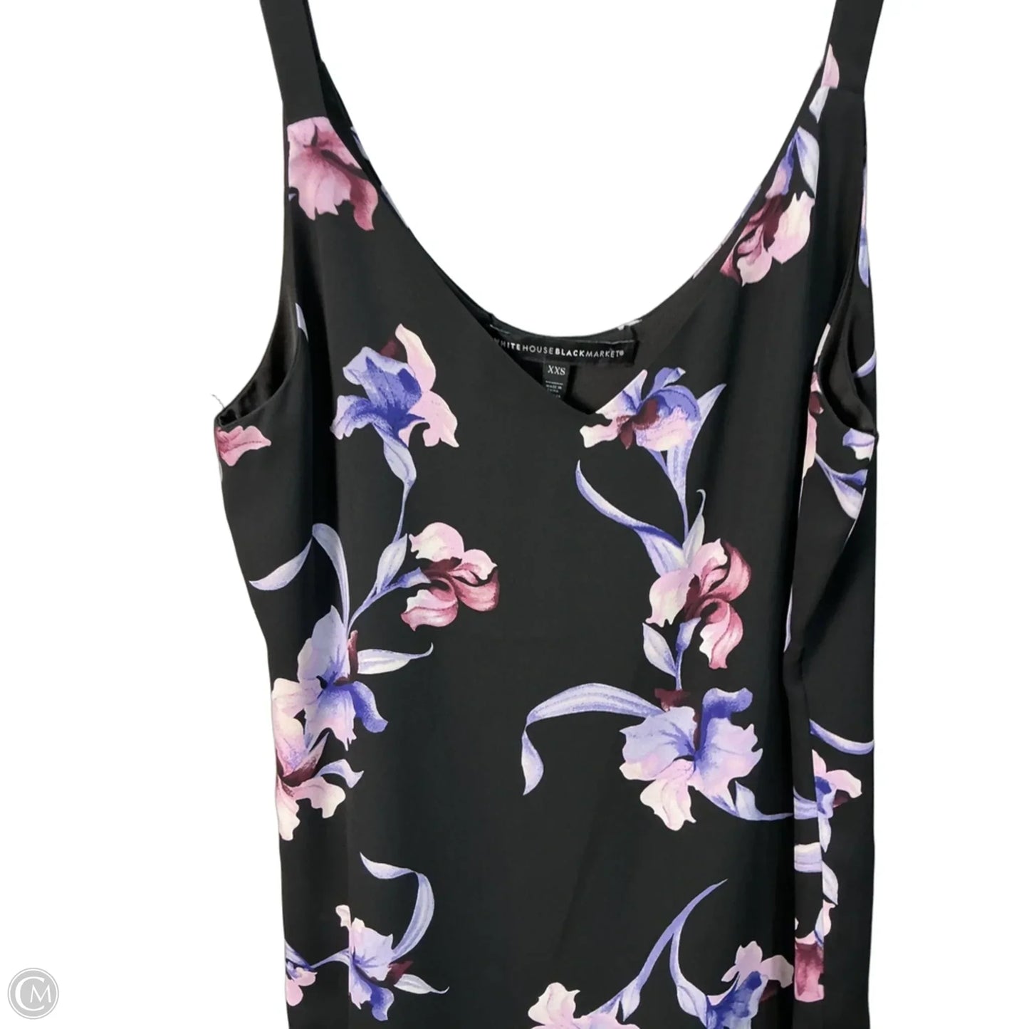 Top Sleeveless By White House Black Market In Floral Print, Size: Xxs