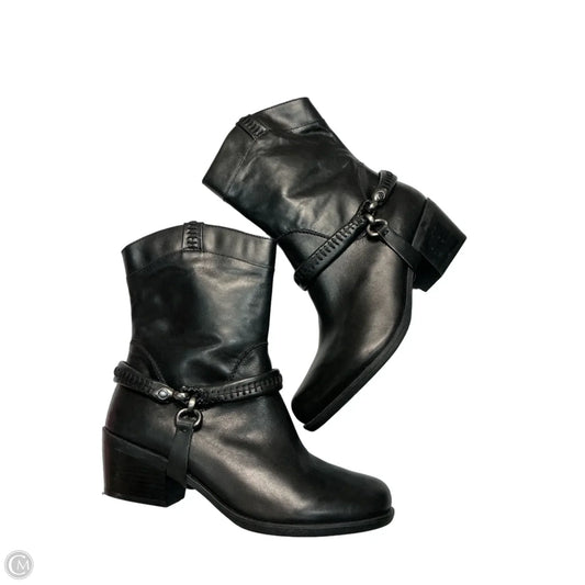 Boots Mid-calf Heels By B. Makowsky In Black, Size: 8