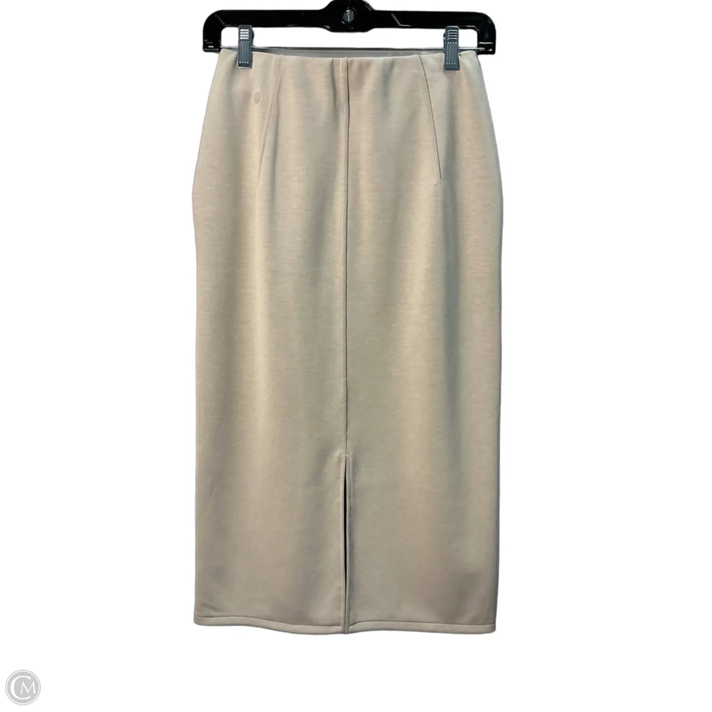 Skirt Midi By Lululemon In Beige, Size: 4