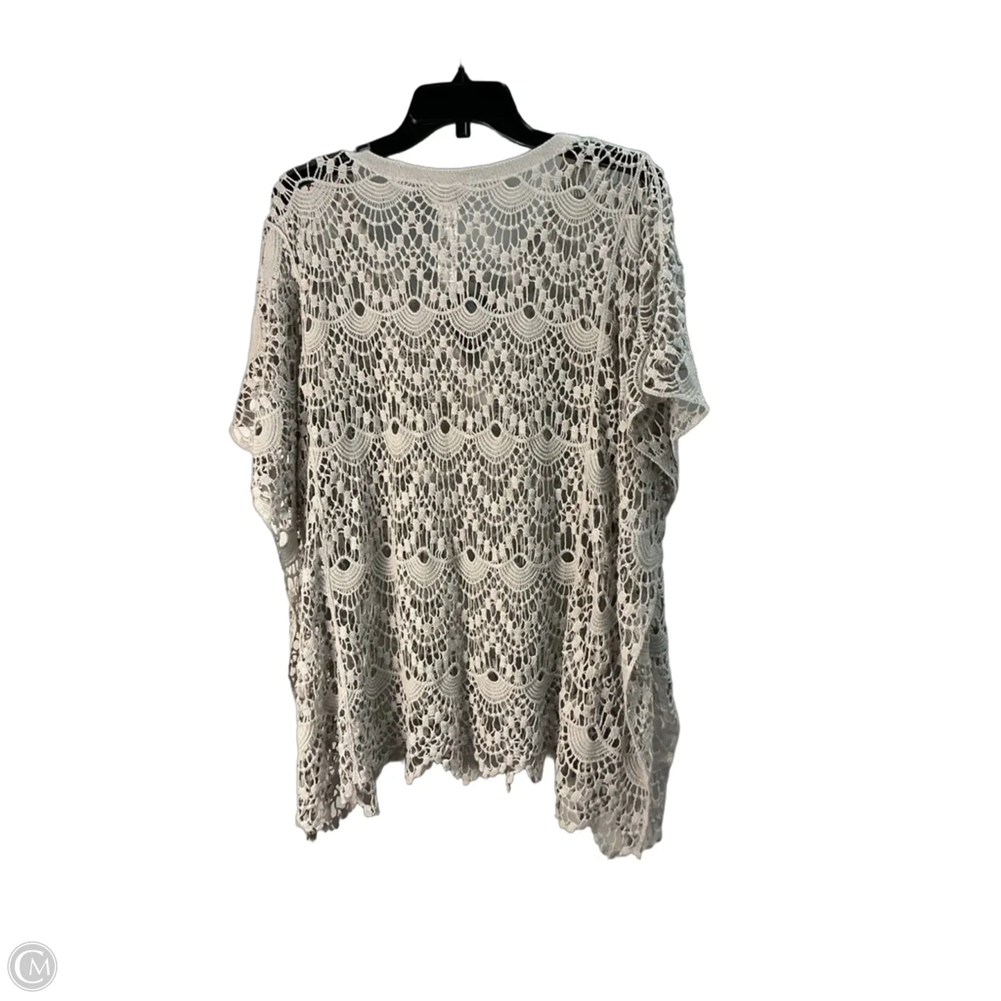 Top Sleeveless By Chicos In Grey, Size: L