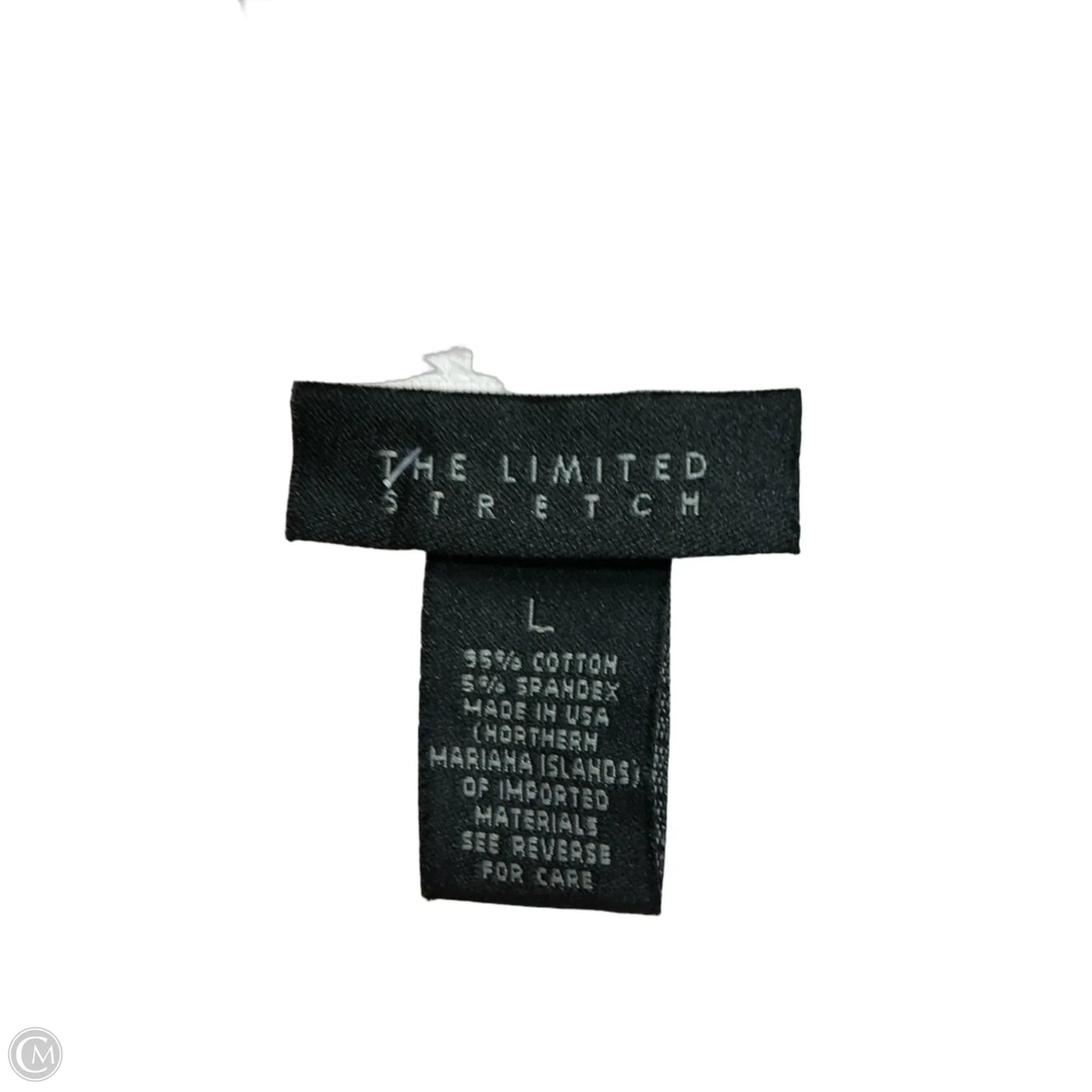 Top 3/4 Sleeve By Limited In White, Size: L