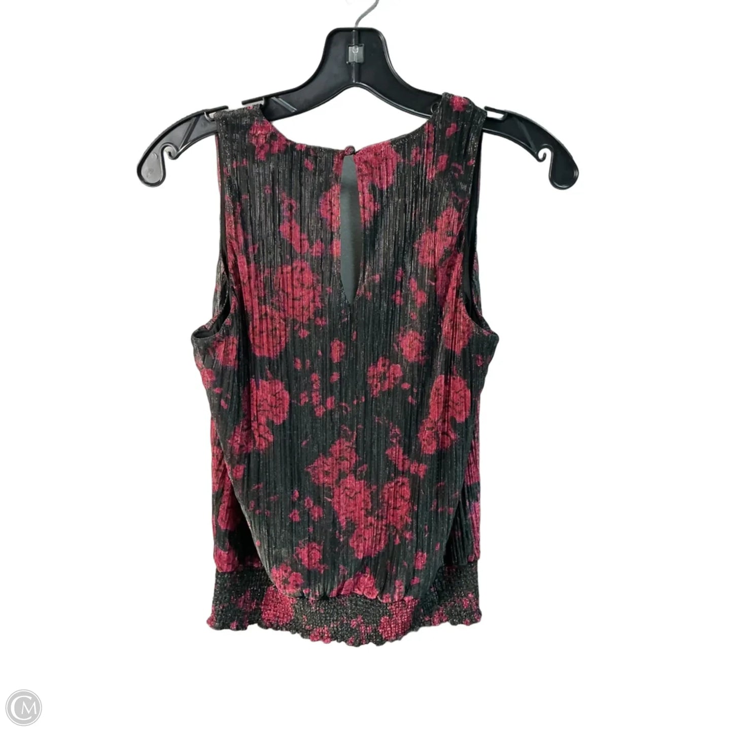 Top Sleeveless By White House Black Market In Black & Pink, Size: Xxs